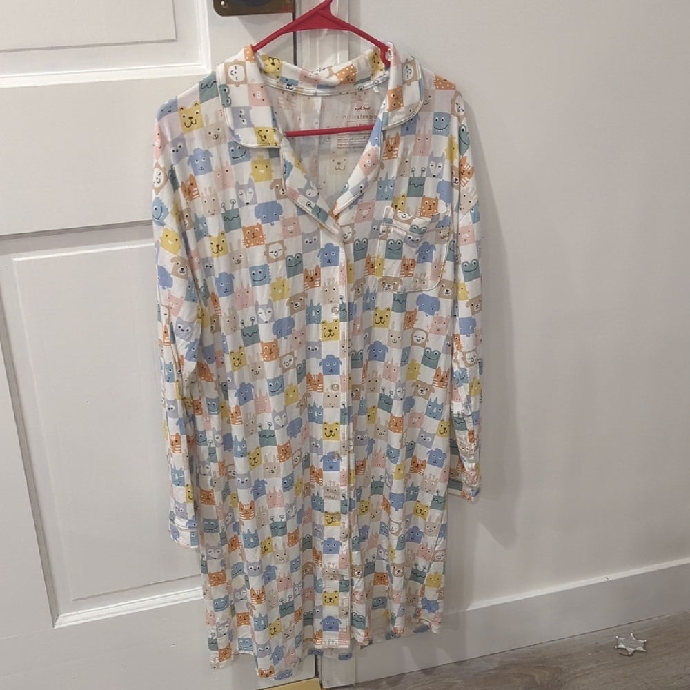Little Sleepies Pastel Animal Print Pajamas
